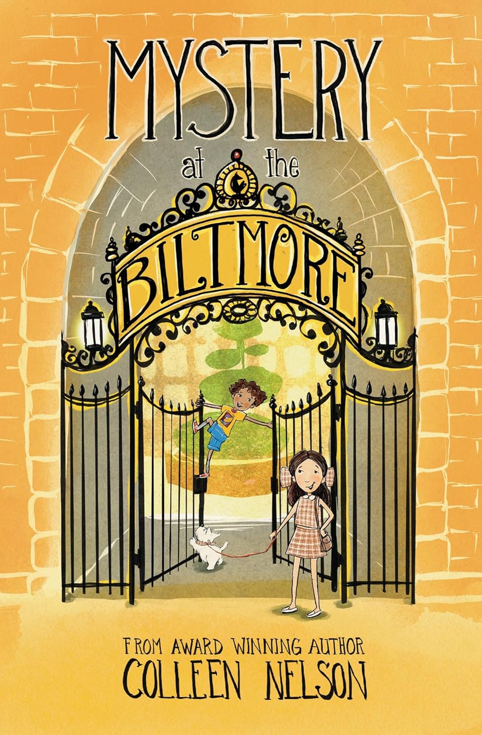 Book cover for Mystery at the Biltmore by Colleen Nelson