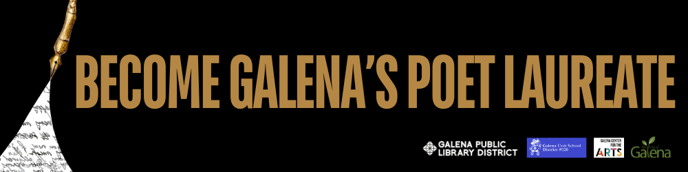 Become Galena's Poet Laureate