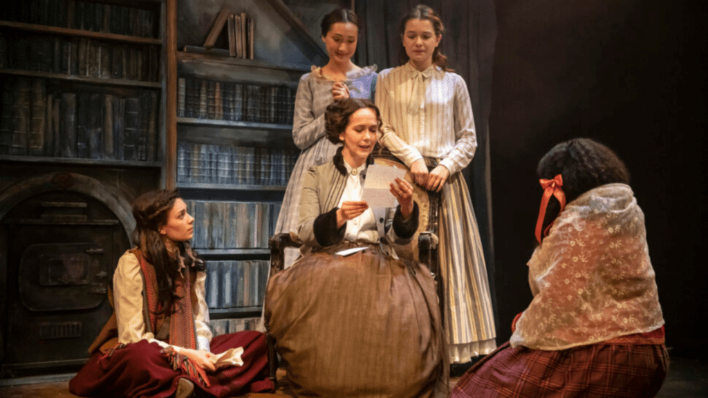 Photograph of performers in Little Women: A Musical