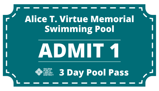 Alice T. Virtue Memorial Swimming Pool Admit 1 3 day pool pass